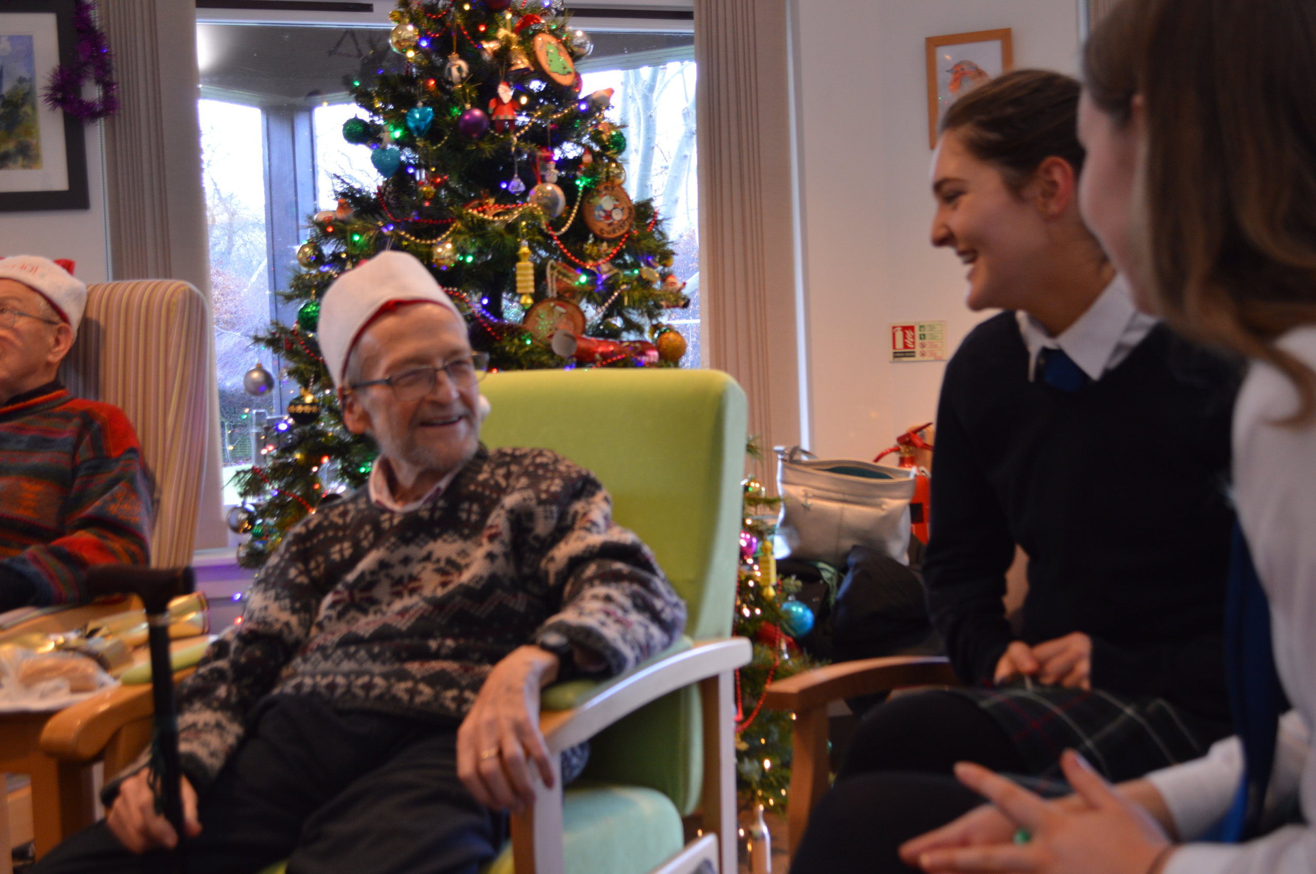 S6 pupils visiting Marie Cure hospice
