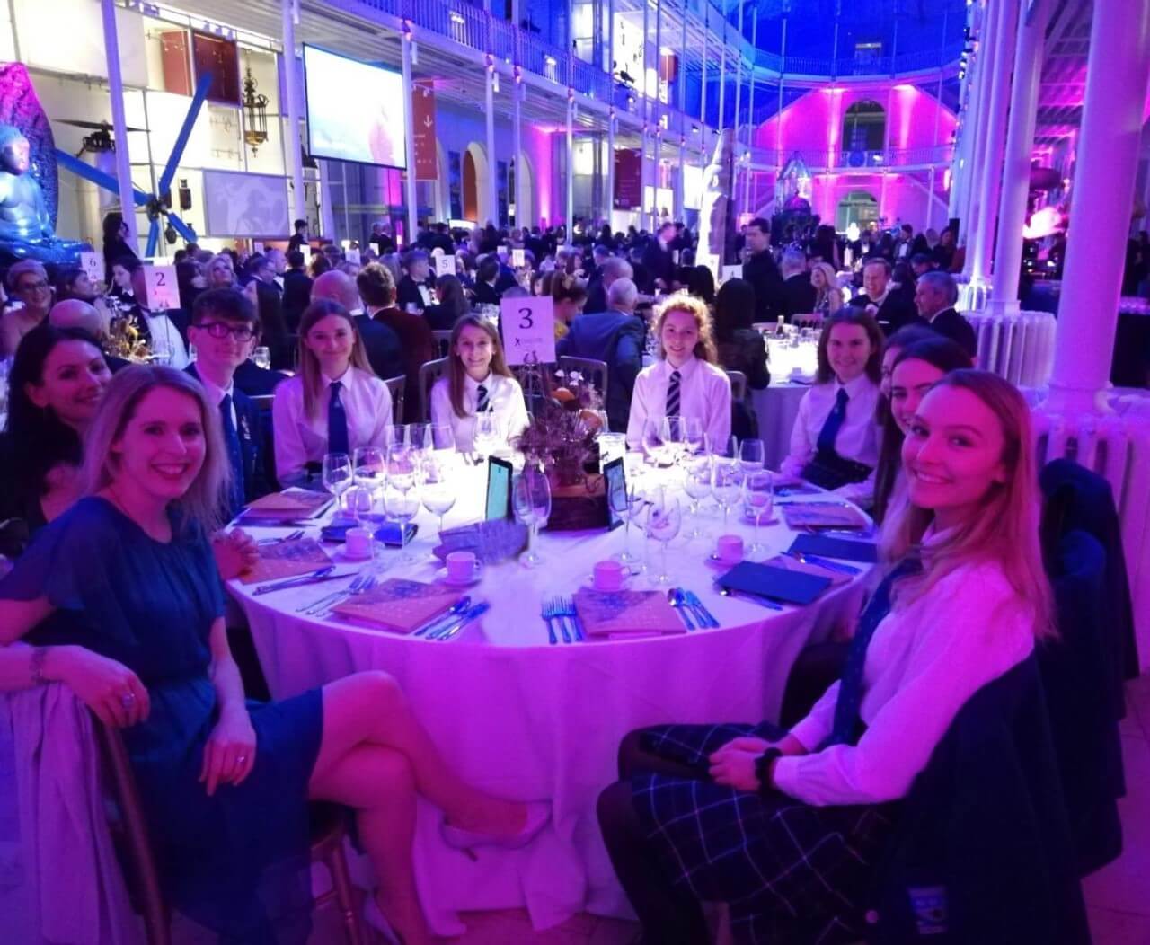 pupils at national museum event