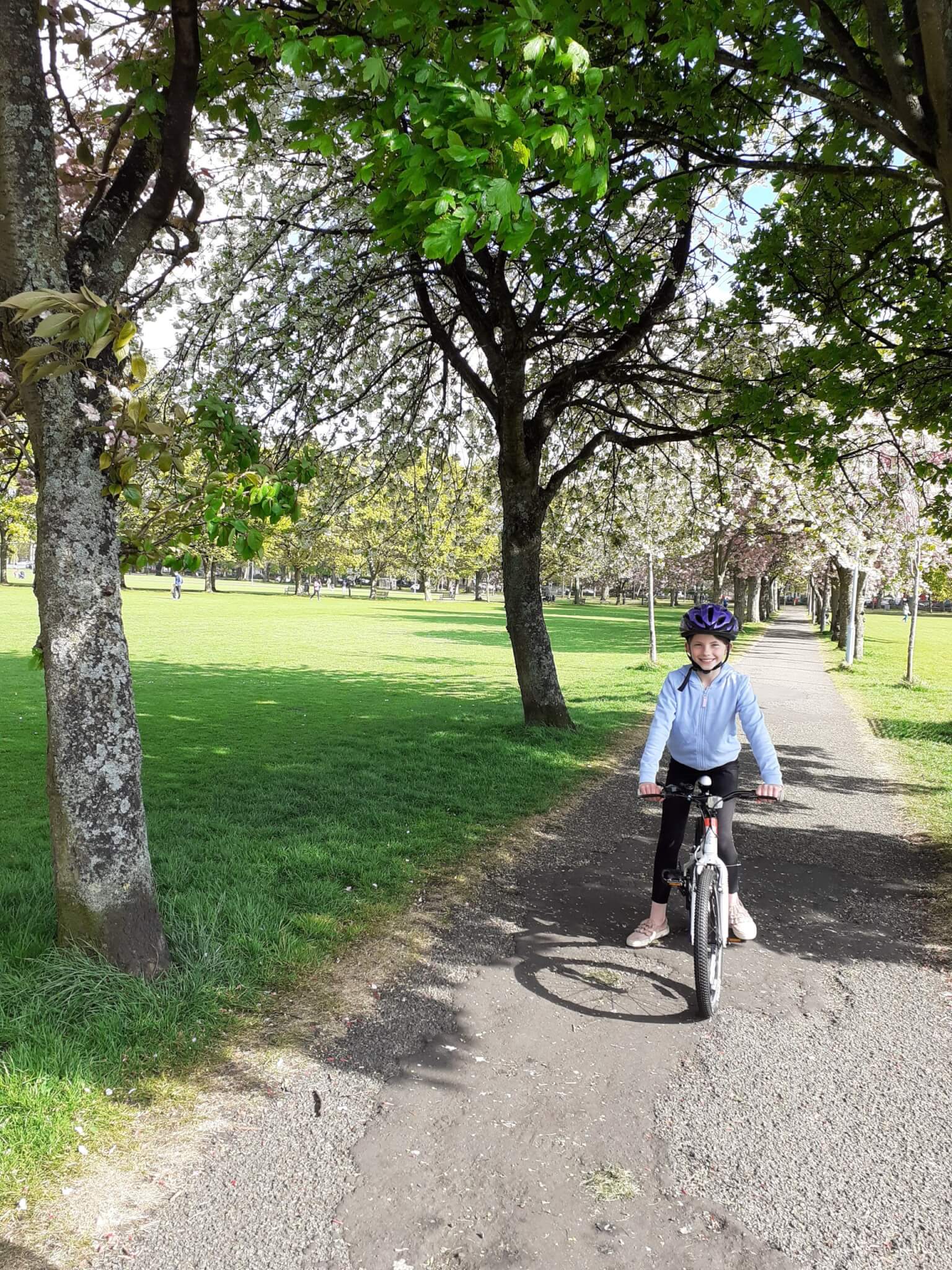 Elizabeth cycling