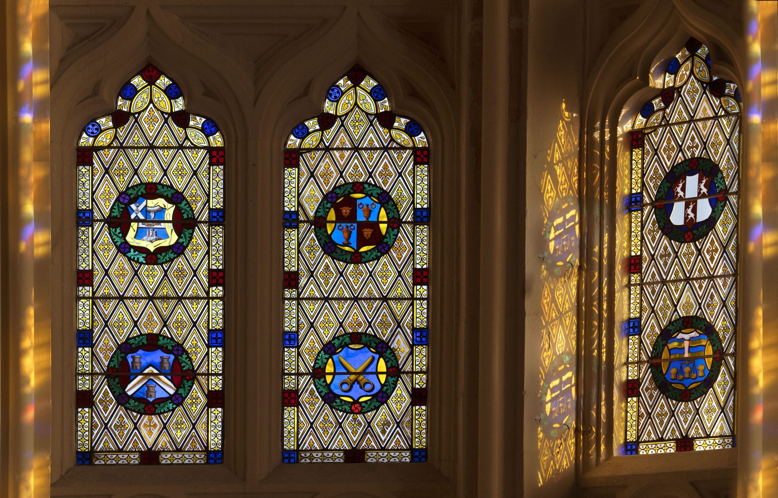 stained glass windows
